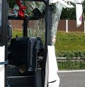 VU Auffahrunfall Reisebus auf LKW A 1 Rich Saarbruecken P45